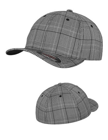 F-6196-Flexfit Glen Check Cap